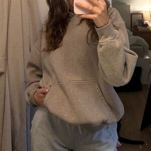 Aritzia Beige Women's Crew Neck Sweater